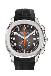 Patek Philippe Aquanaut Black Dial Automatic Mens Chronograph Watch 5968A-001